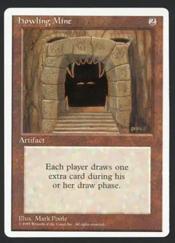 ***Howling Mine*** MTG Alternate 4th Edition Kid Icarus - Image 1