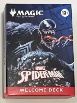 2025 Magic The Gathering Spider Man - Black Starter Welcome Deck Box - Image 1