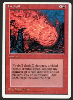 ***Fireball*** MTG Alternate 4th Edition Kid Icarus - Image 1