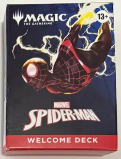 2025 Magic The Gathering Spider Man - Green Starter Welcome Deck Box - Image 1