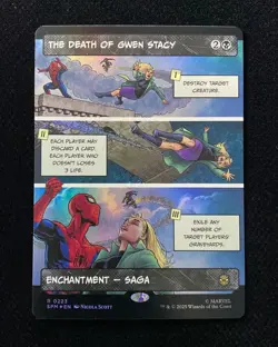 2025 Magic The Gathering MTG Marvel EN #R 0223 The Death Of Gwen Stacy AK001 - Image 1