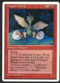 ***Dragon Whelp*** MTG Alternate 4th Edition Kid Icarus - Image 1