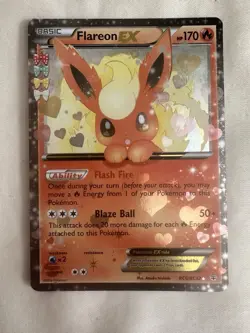 Flareon EX Holo XY Generations Radiant RC6/RC32 Pokemon Card - Image 1