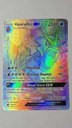 Pokemon TCG Gyarados GX Crimson Invasion Holo Secret Rare #112 Ungraded - Image 2