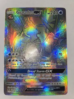 Pokemon TCG Gyarados GX Crimson Invasion Holo Secret Rare #112 Ungraded - Image 3
