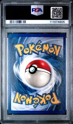 1999 POKEMON BASE SET YELLOW CHEEKS #58 PIKACHU PSA 8 - Image 2