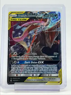 GRENINJA & ZOROARK GX 2019 POKEMON UNBROKEN BONDS RARE HOLO 107/214 Q3726 - Image 1