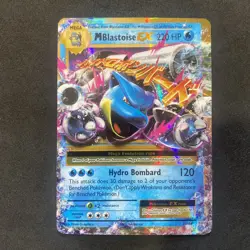 M Blastoise EX 22/108 Evolutions Holo 2016 Pokemon Mega - Image 1