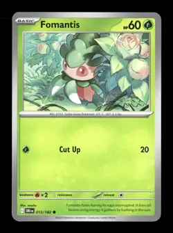 Fomantis Common SV10: Destined Rivals 013/182 NM Pokemon NM - Image 1