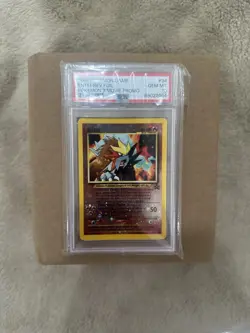 2001 POKEMON GAME MOVIE POKEMON 3 MOVIE PROMO #34 ENTEI-REVERSE FOIL PSA 10 - Image 2