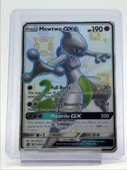 MEWTWO GX 2017 POKEMON SHINING LEGENDS RARE ULTRA SV59/SV94 Q3726 - Image 1
