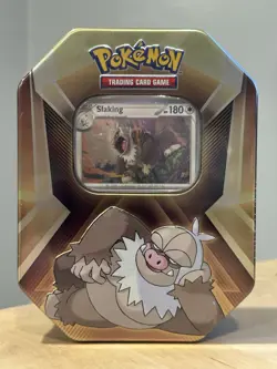 Pokemon TCG Slaking Triple Whammy Collectors Tin Factory Sealed - Image 1
