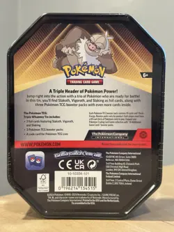 Pokemon TCG Slaking Triple Whammy Collectors Tin Factory Sealed - Image 2