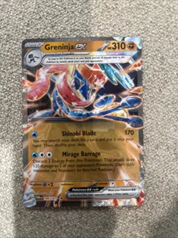 Greninja EX 106/167 Holo Pokemon TCG Twilight Masquerade - Near Mint/Mint!! - Image 1
