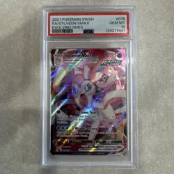 PSA 10 Gem Mint Sylveon VMAX #75/203 - 2021 Pokemon Evolving Skies EN - Image 1