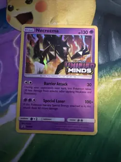 Pokemon NECROZMA SM204 (Stamped Prerelease Promo) Unified Minds - Moderate play - Image 1