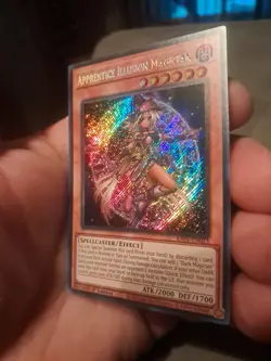 Yu-Gi-Oh Apprentice Illusion Magician RA04-EN023 secret rare first edition - Image 2
