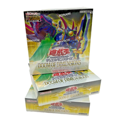 Lot of (3) Konami Yu-Gi-Oh! Duel Monsters Doom of Dimensions Booster Box Sealed - Image 1
