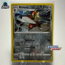 Bishsharp 093/159 Reverse Holo Pokemon TCG: Crown Zenith Card MINT SHIPPED TODAY - Image 1