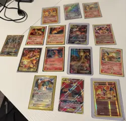 Big 15 Card Charizard Pokemon Cards Dragon Mega Full Art Ultra Rare Vintage Lot - Image 2