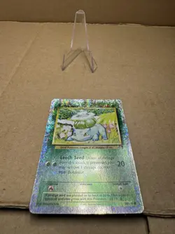 Pokemon 2002 Legendary REVERSE HOLO Bulbasaur #68/110 TCG Card - Image 2