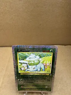 Pokemon 2002 Legendary REVERSE HOLO Bulbasaur #68/110 TCG Card - Image 3