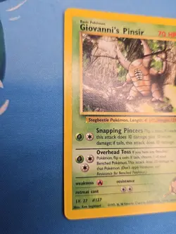 Pokemon TCG Giovanni's Pinsir 24/132 Gym Challenge Non Holo Rare Card - Image 2