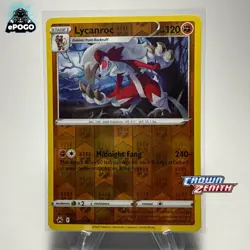 Lycanroc 074/159 Reverse Holo Pokemon TCG: Crown Zenith Card MINT SHIPPED TODAY! - Image 1