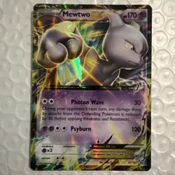 Pokemon Mewtwo EX XY183 Black Star Promo Holo Card - Image 1
