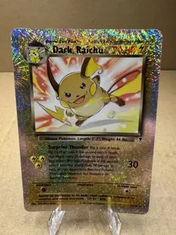 Pokemon Dark Raichu 2002 Reverse Holo Card 7/110 Legendary Collection - Image 1