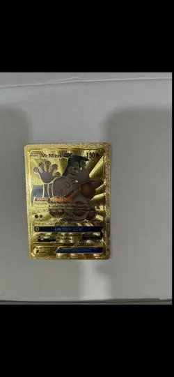 Mr. Mime GX Foil Pokemon Card Gift Fan Art Collectible - Image 1