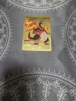Charizard VMAX Gigantamax 350HP Gold Foil Fan Art Card 143/293 - Image 1