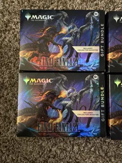 Magic The Gathering Collector Final Fantasy MTG Gift Bundles Sealed Lot Of 4 New - Image 1