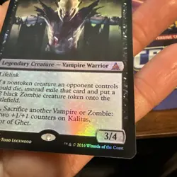 Kalitas, Traitor of Ghet -Foil Good Condition MTG Oath of the Gatewatch - Image 2