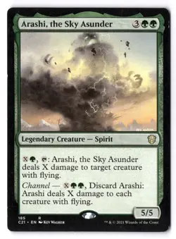Arashi, The Sky Asunder NM* Commander 2021 ENGLISH 185 mtg -UnltdCards - Image 1