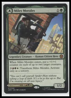 MTG Miles Morales Regular Mythic Marvel Spider-Man Universes 2025 - Image 1