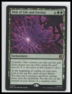 MTG Web of Life and Destiny Regular Rare Marvel Spider-Man 2025 - Image 1