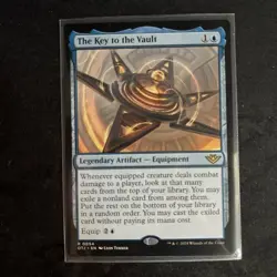 The Key To The Vault 0054 OTJ Foil Rare Outlaws Of Thunder Junction MTG - Image 1
