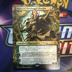 MTG Nissa of Shadowed Boughs (borderless), 283, Zendikar Rising, Mythic (NM) - Image 1