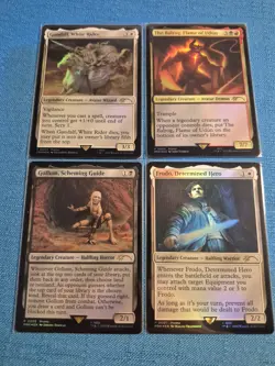 MTG LOTR 💥ALL 4 COSTCO COMMANDER PROMOS💥 Lord of Rings Gandalf Gollum Frodo - Image 1