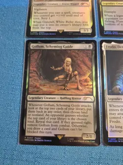 MTG LOTR 💥ALL 4 COSTCO COMMANDER PROMOS💥 Lord of Rings Gandalf Gollum Frodo - Image 3