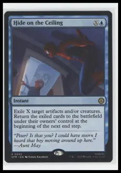 MTG Hide on the Ceiling Regular Uncommon Marvel Spider-Man 2025 - Image 1
