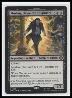 MTG Morlun Devourer of Spiders Regular Mythic Marvel Spider-Man 2025 - Image 1