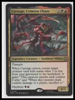 MTG Carnage Crimson Chaos Regular Mythic Marvel Spider-Man 2025 - Image 1