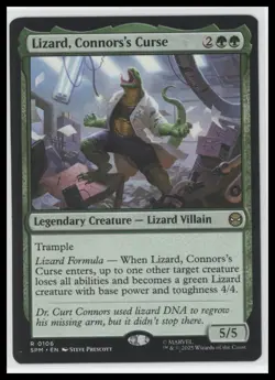 MTG Lizard Connors’s Curse Regular Rare Marvel Spider-Man 2025 - Image 1
