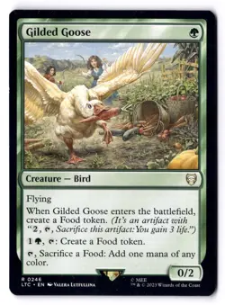 Gilded Goose NM* Commander The Lord Of The Rings 0246 mtg -UnltdCards - Image 1