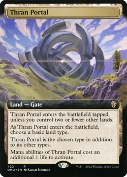 MTG Thran Portal Extended Art, Regular Dominaria United, Lightly Played, English - Image 1