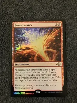 Magic The Gathering MTG - Powerbalance Foil Promo - MH3 - Image 1