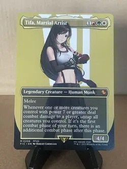 Tifa, Martial Artist (Borderless) Commander: MTG Final Fantasy #0206 - Image 1