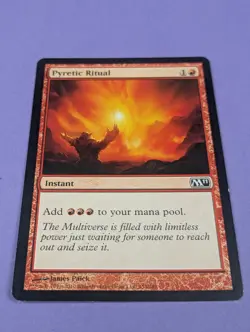 MTG Magic: Magic 2011: Pyretic Ritual #153/249 Common - MP - Image 1